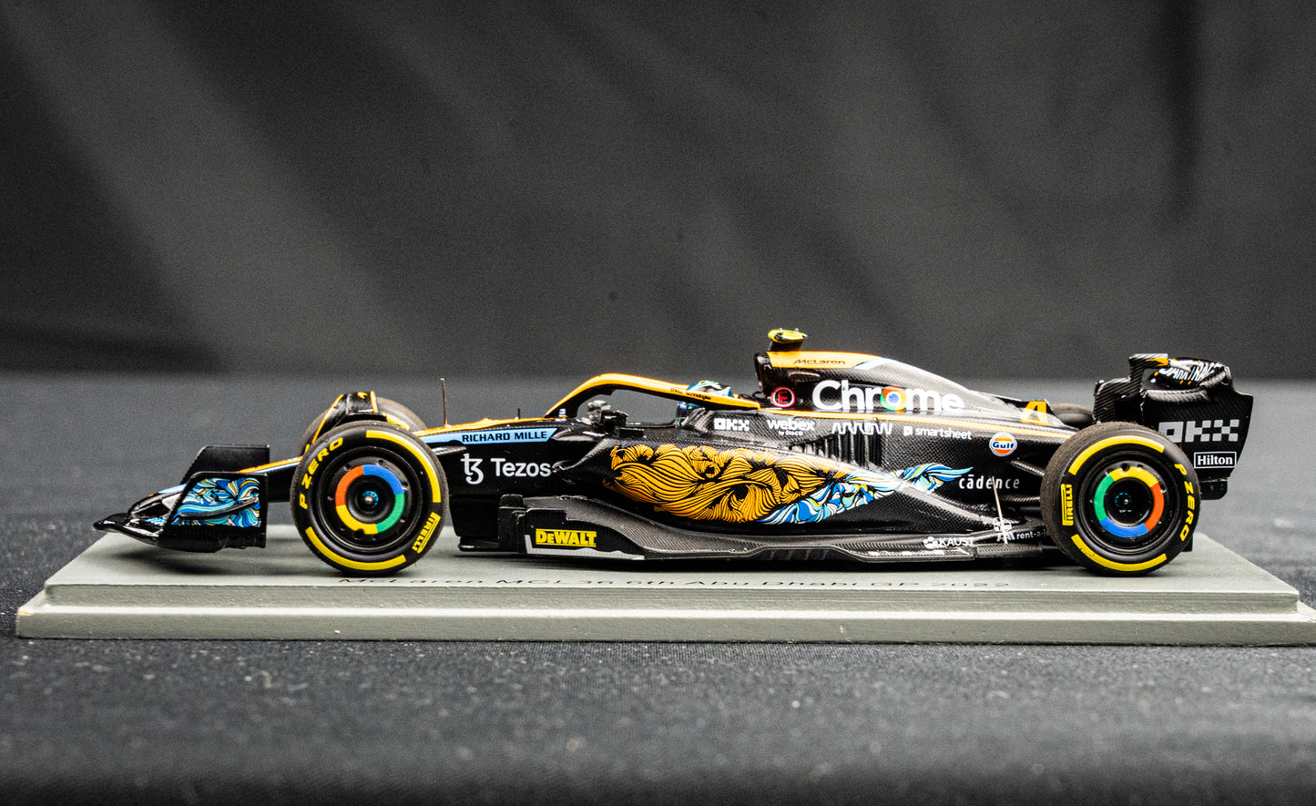 McLaren MCL36 #4 Lando Norris - P6 GP Abu Dhabi 2022 - Spark 1:43