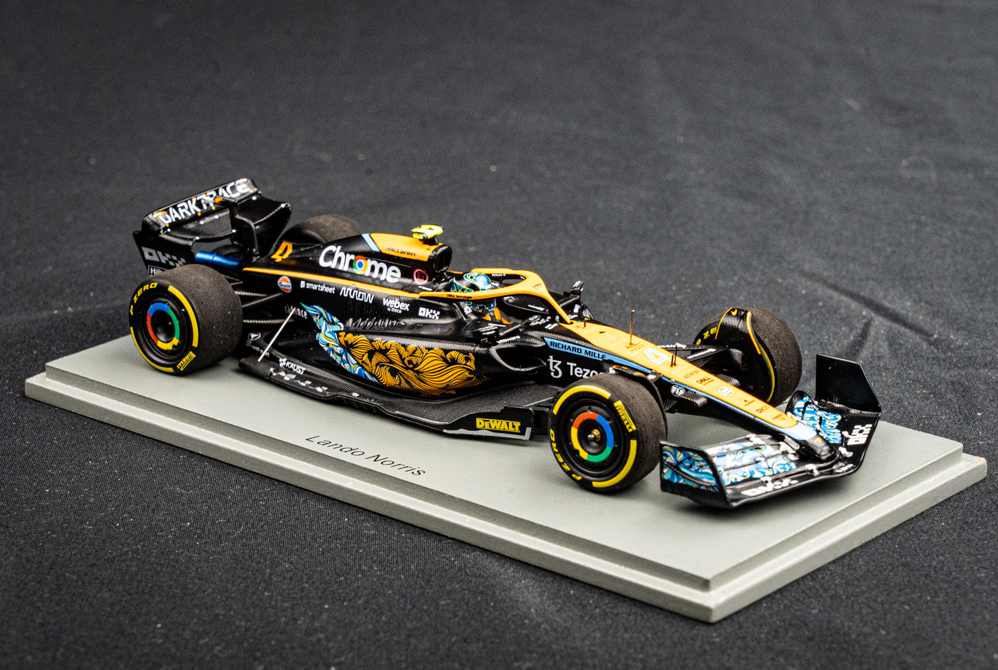 McLaren MCL36 #4 Lando Norris - P6 GP Abu Dhabi 2022 - Spark 1:43