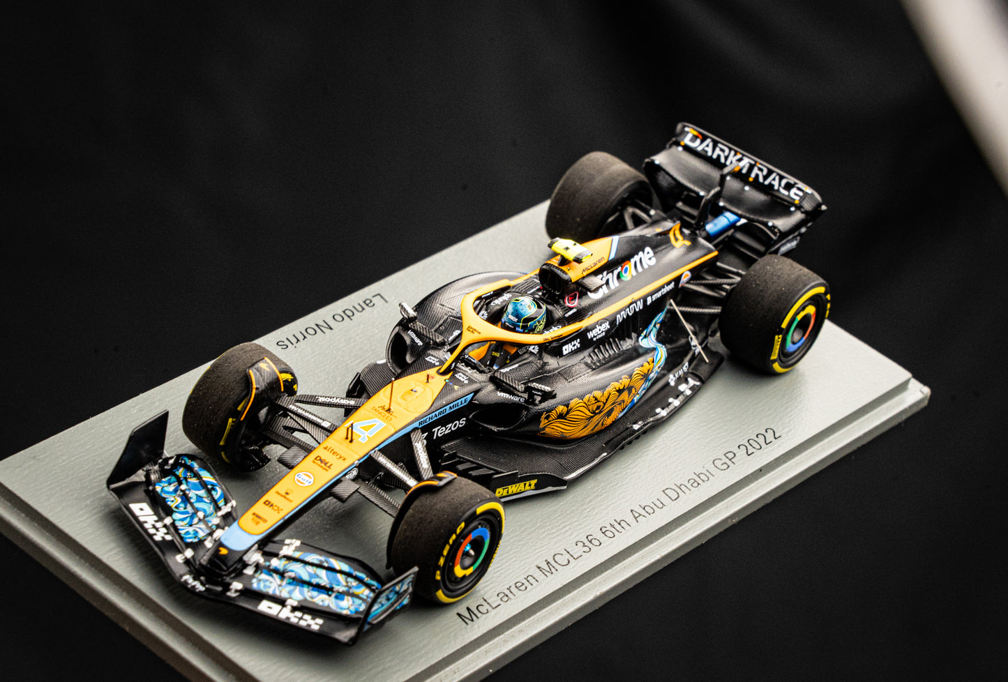 McLaren MCL36 #4 Lando Norris - P6 GP Abu Dhabi 2022 - Spark 1:43