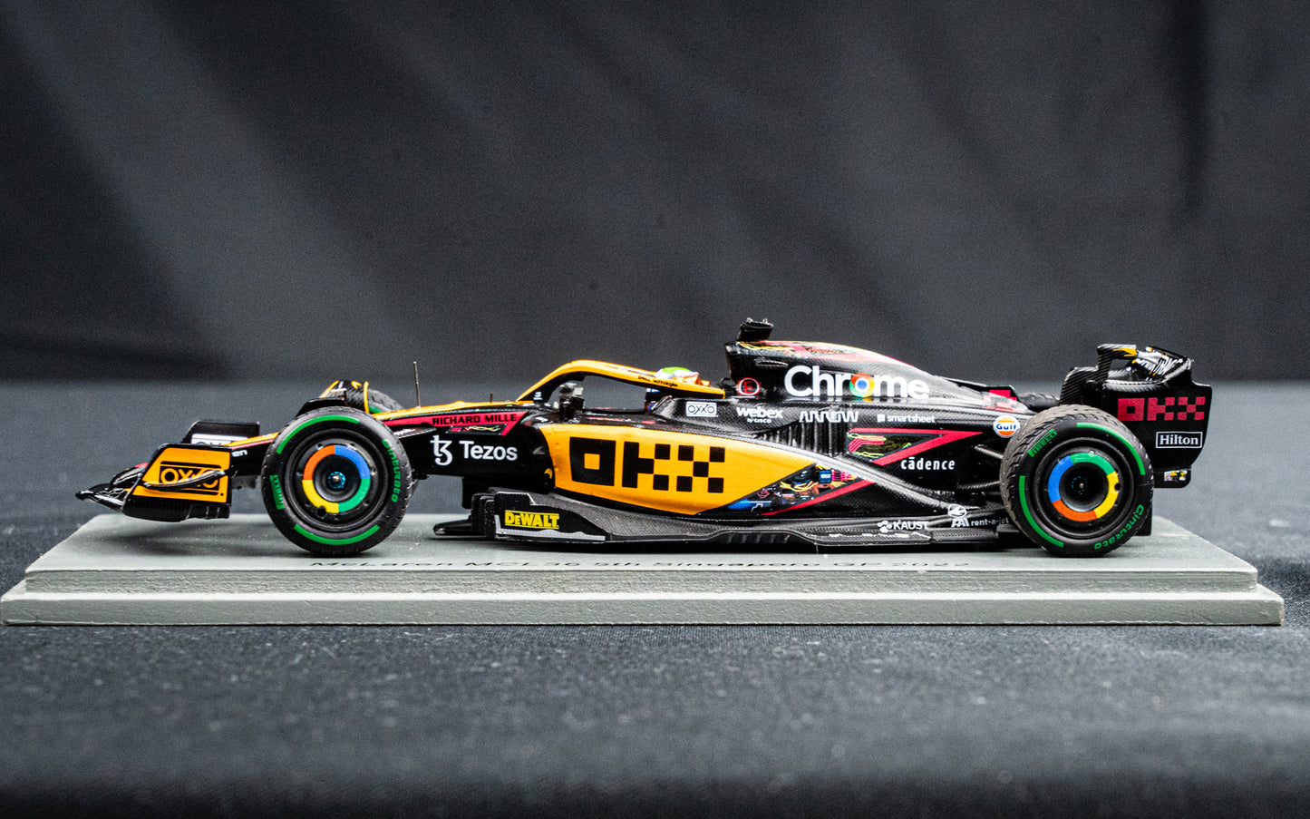 McLaren MCL36 #3 D. Ricciardo - P5 GP Singapore 2022 - Spark 1:43