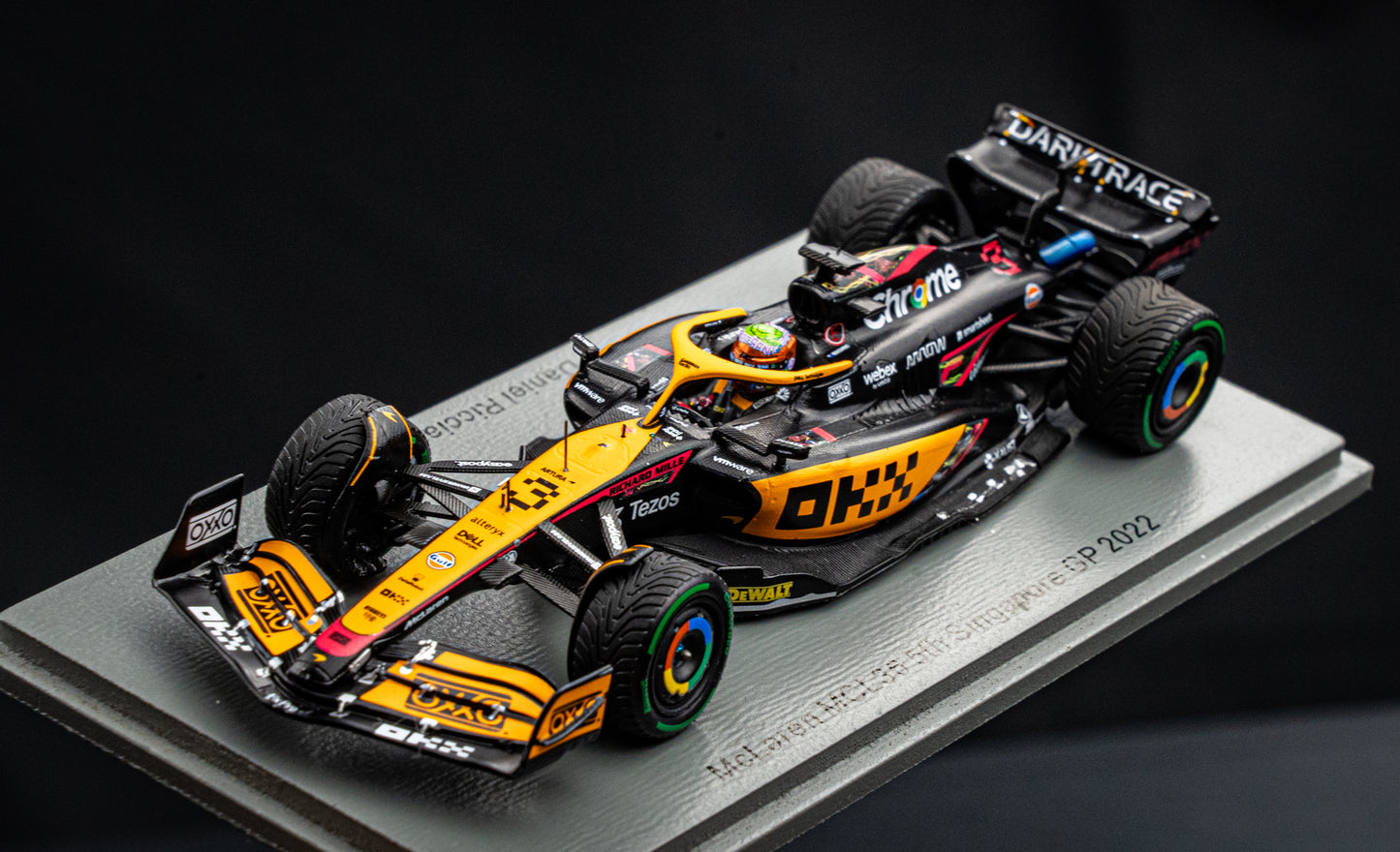 McLaren MCL36 #3 D. Ricciardo - P5 GP Singapore 2022 - Spark 1:43