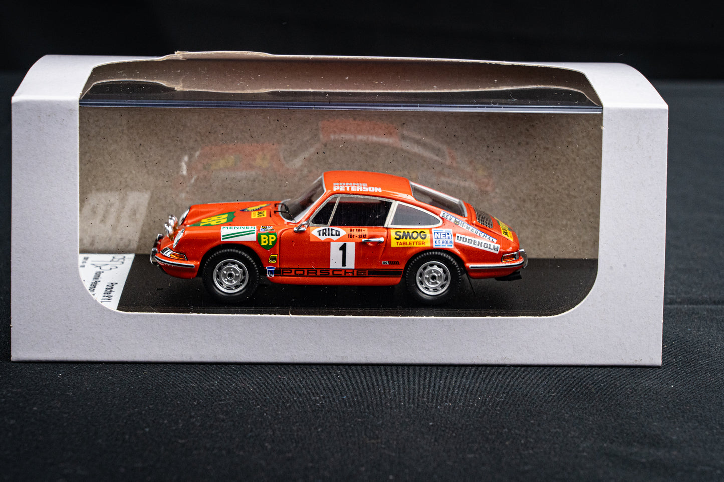 Porsche 911 L #1 Ronnie Peterson / Svedberg - Rallye Schweden 1970 lim. 150 Stk. Trofeu DSN 1:43