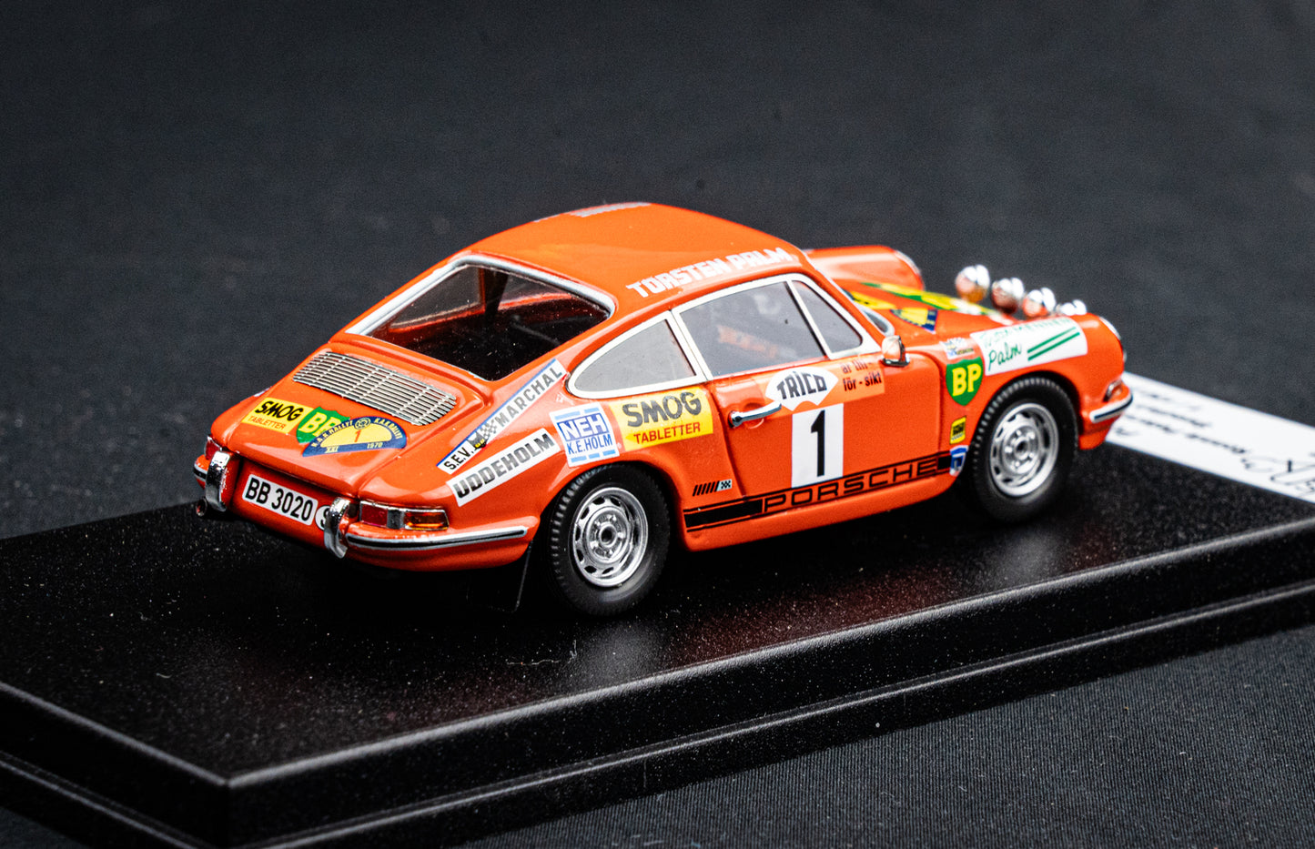 Porsche 911 L #1 Ronnie Peterson / Svedberg - Rallye Schweden 1970 lim. 150 Stk. Trofeu DSN 1:43