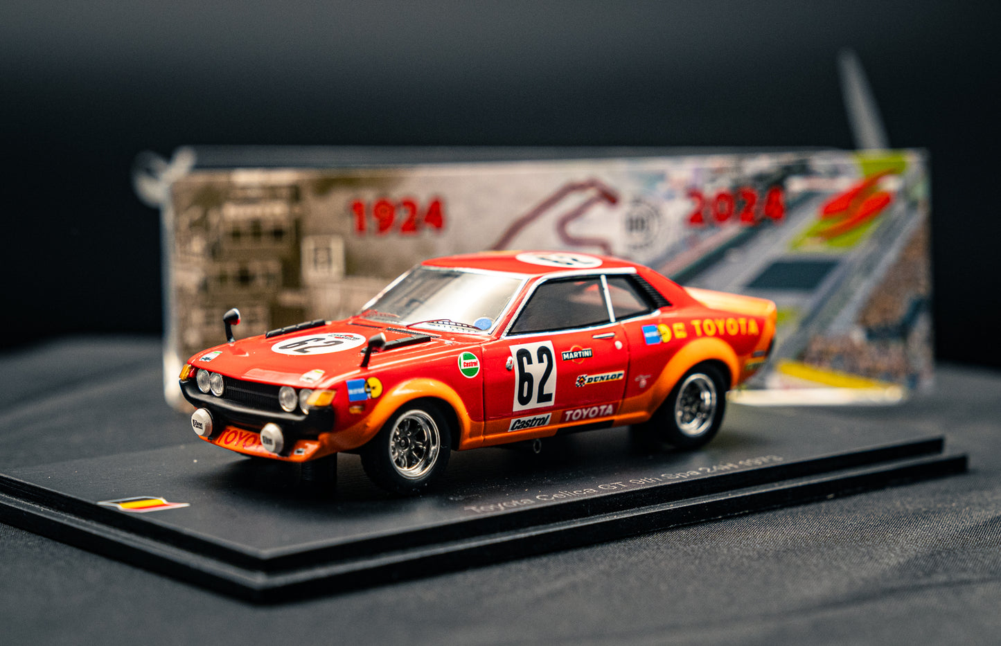 Toyota Celica GT #62 O.Andersson / F. Kottulinsky 9th 24h Spa 1973 - Spark 1:43