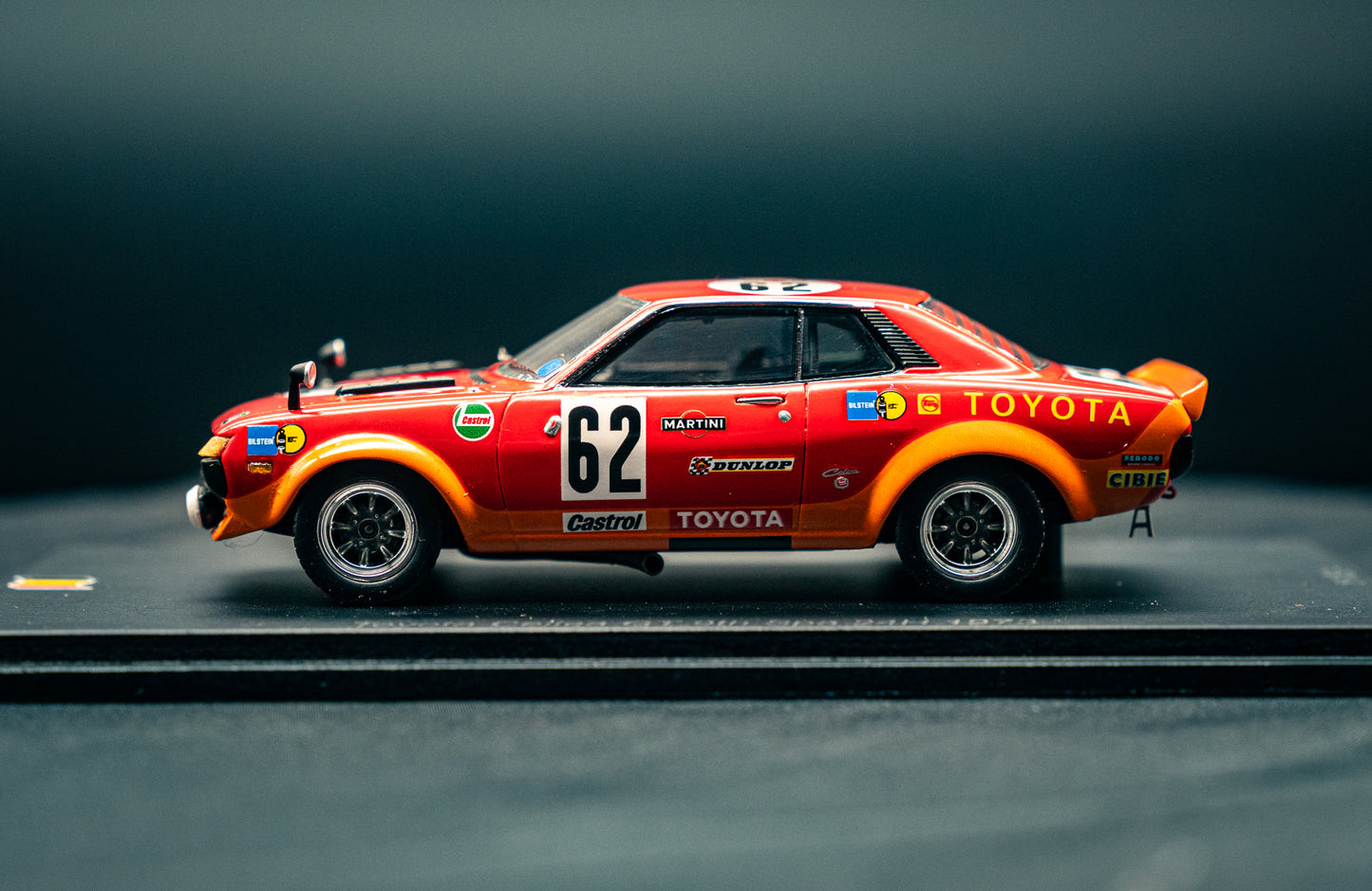 Toyota Celica GT #62 O.Andersson / F. Kottulinsky 9th 24h Spa 1973 - Spark 1:43