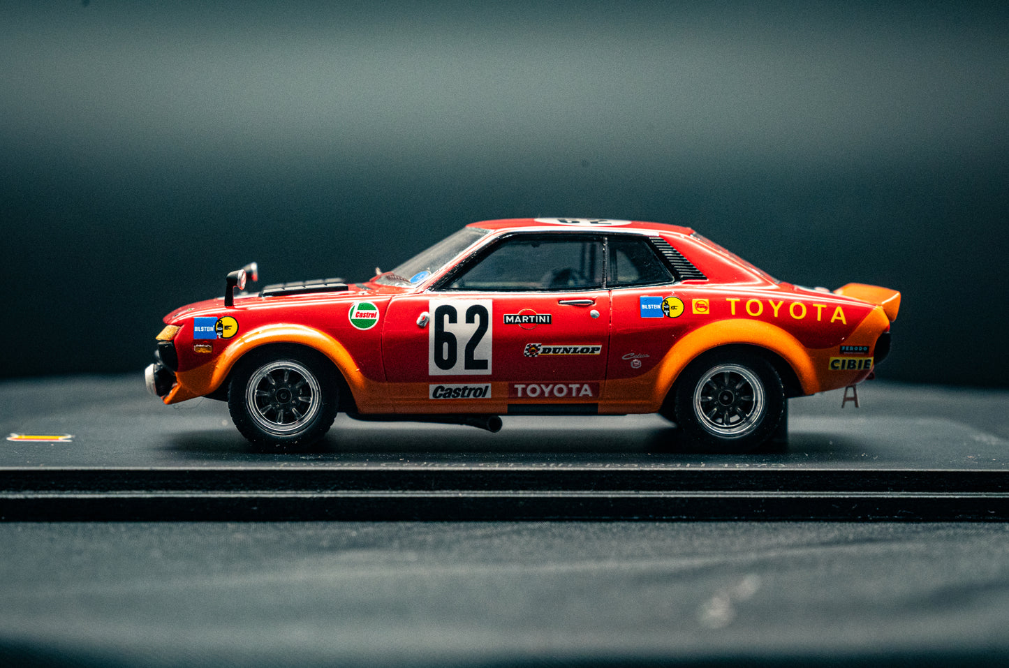 Toyota Celica GT #62 O.Andersson / F. Kottulinsky 9th 24h Spa 1973 - Spark 1:43