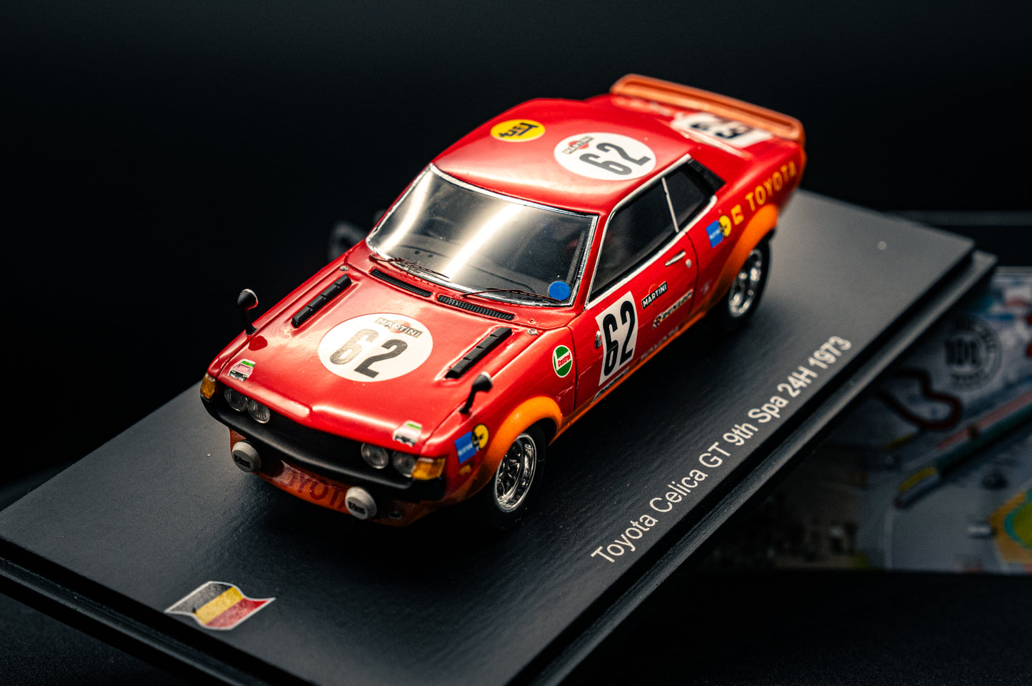 Toyota Celica GT #62 O.Andersson / F. Kottulinsky 9th 24h Spa 1973 - Spark 1:43