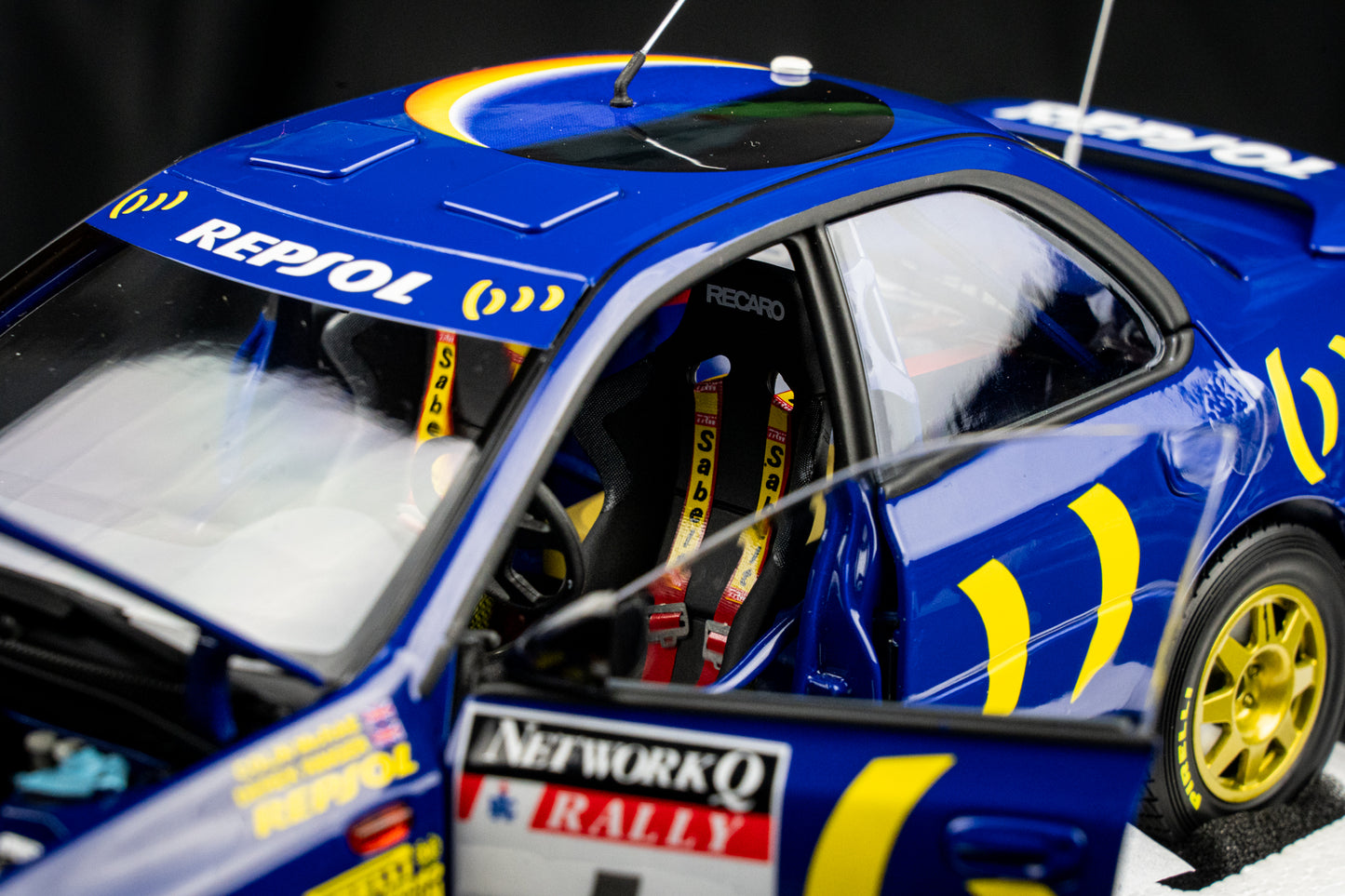 Subaru Impreza Gr. A #4 C. McRae / D. Ringer L-555 BAT - RAC Rallye 1994 - Kyosho 1:18