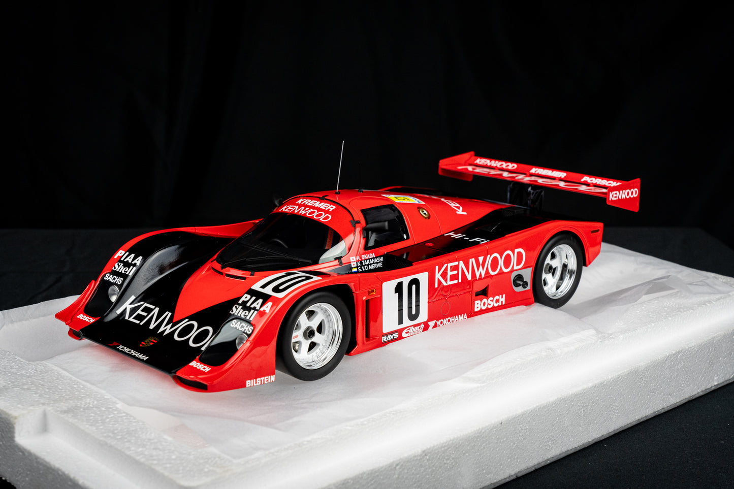 Porsche 962 Ck6 #10 Okada / Takahashi / Merwe - 24h LeMans 1990 - Top Speed 1:18