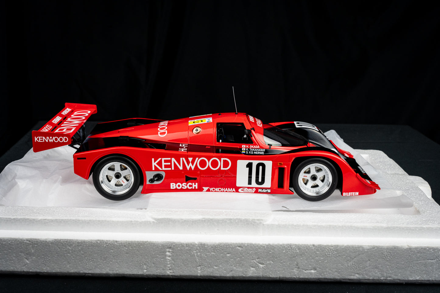 Porsche 962 Ck6 #10 Okada / Takahashi / Merwe - 24h LeMans 1990 - Top Speed 1:18