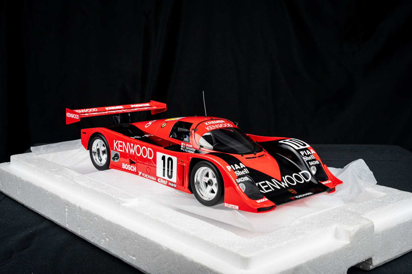 Porsche 962 Ck6 #10 Okada / Takahashi / Merwe - 24h LeMans 1990 - Top Speed 1:18