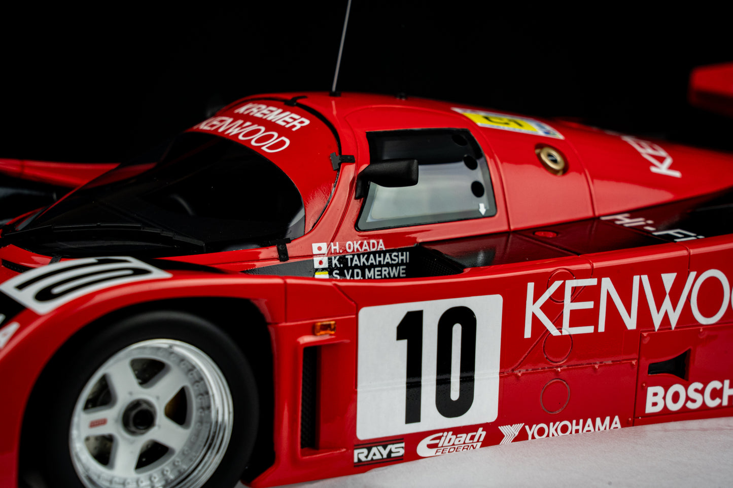 Porsche 962 Ck6 #10 Okada / Takahashi / Merwe - 24h LeMans 1990 - Top Speed 1:18