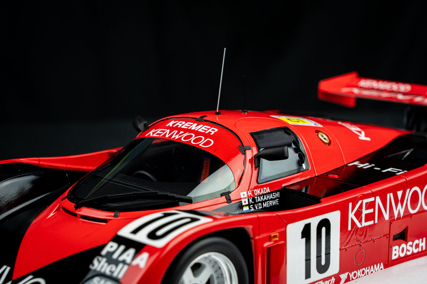 Porsche 962 Ck6 #10 Okada / Takahashi / Merwe - 24h LeMans 1990 - Top Speed 1:18