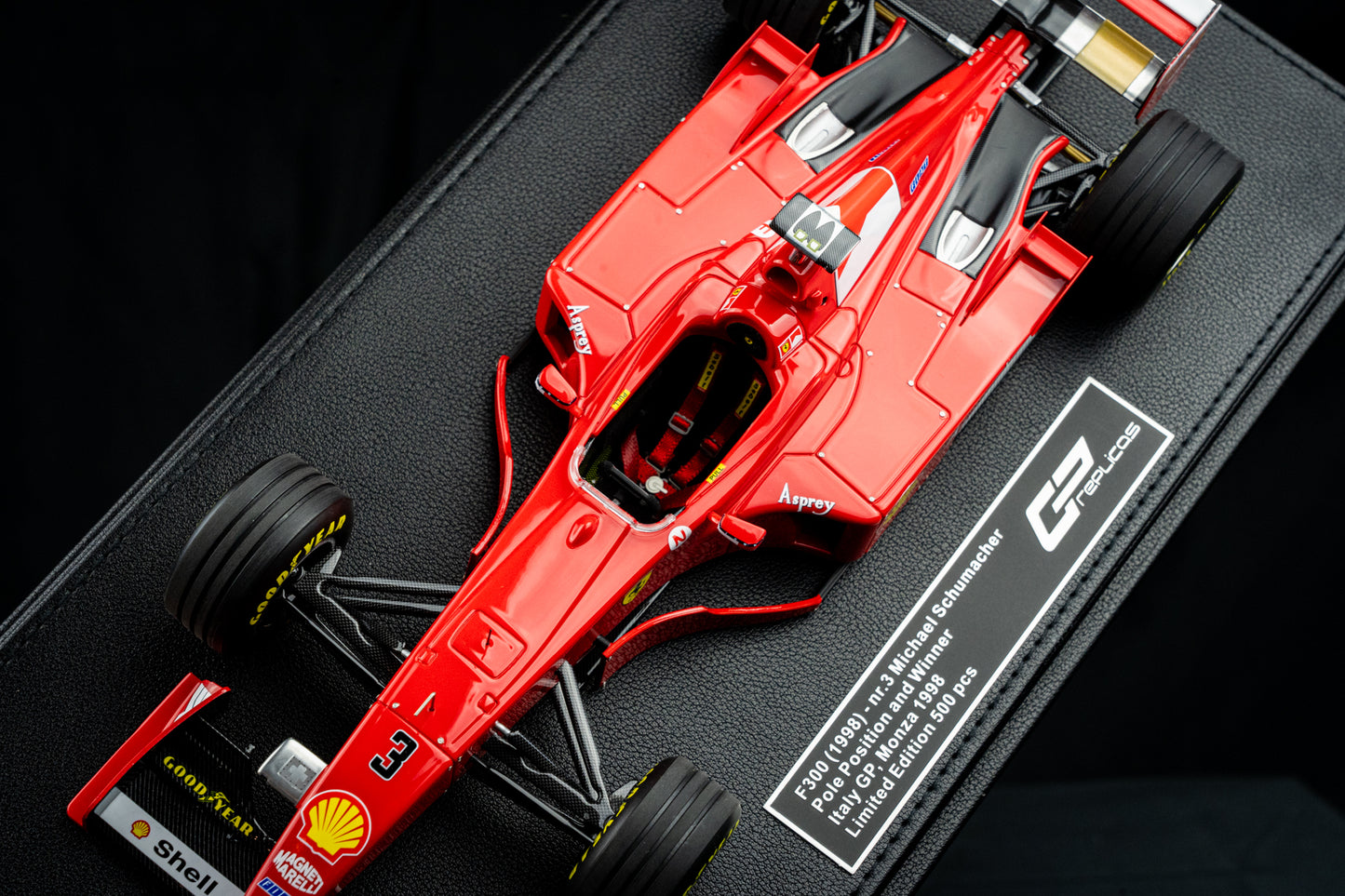 Michael Schumacher Ferrari F300 #3 lim. 500 pcs. - Pole & Winner GP Monza 98 - GP Replicas 1:18