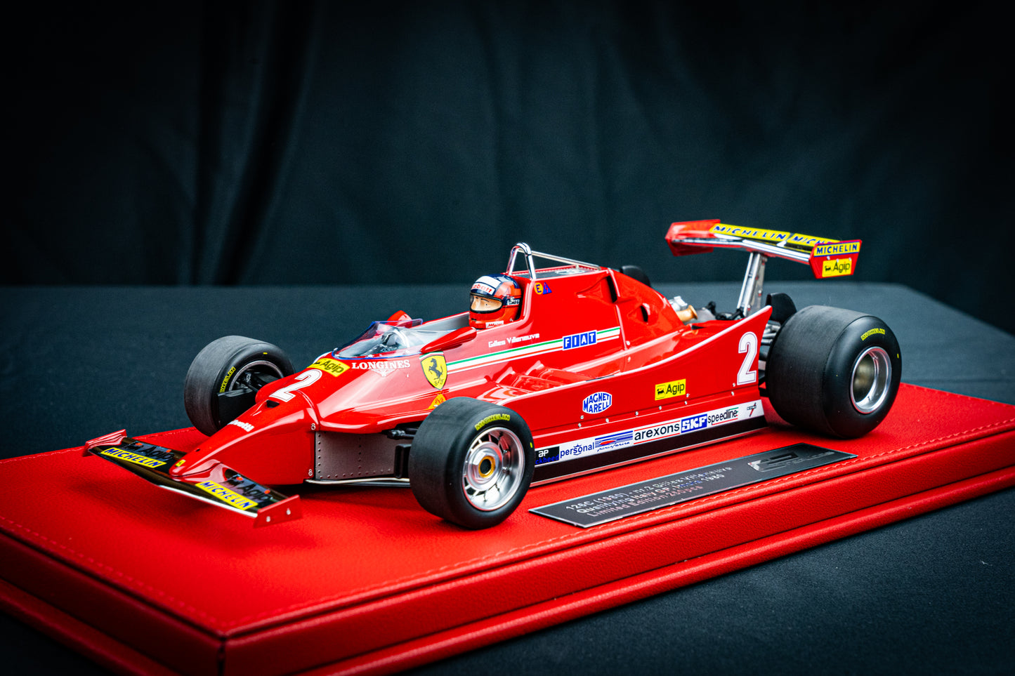 Gilles Villeneuve Ferrari 126C #2 lim. 250 pcs. - Quali GP Imola 1980 - GP Replicas 1:18