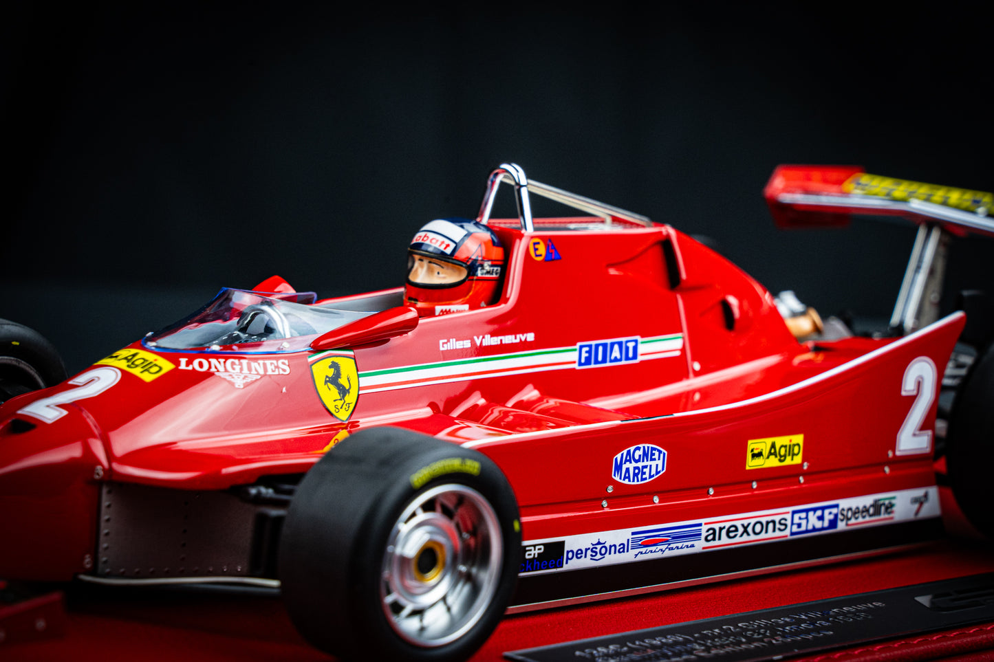 Gilles Villeneuve Ferrari 126C #2 lim. 250 pcs. - Quali GP Imola 1980 - GP Replicas 1:18