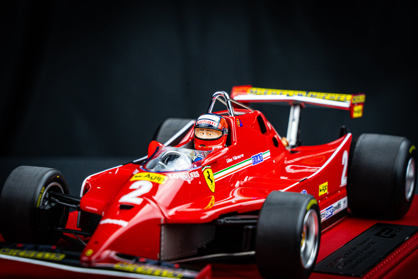 Gilles Villeneuve Ferrari 126C #2 lim. 250 pcs. - Quali GP Imola 1980 - GP Replicas 1:18