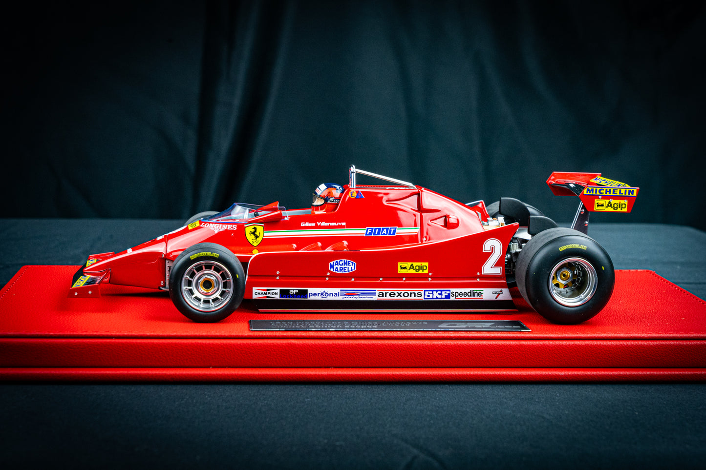 Gilles Villeneuve Ferrari 126C #2 lim. 250 pcs. - Quali GP Imola 1980 - GP Replicas 1:18