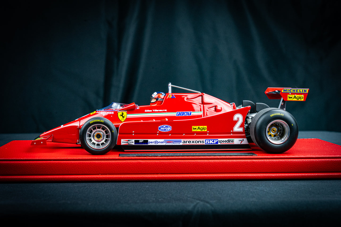 Gilles Villeneuve Ferrari 126C #2 lim. 250 pcs. - Quali GP Imola 1980 - GP Replicas 1:18