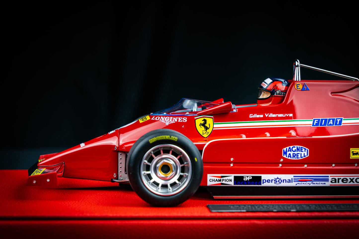 Gilles Villeneuve Ferrari 126C #2 lim. 250 pcs. - Quali GP Imola 1980 - GP Replicas 1:18