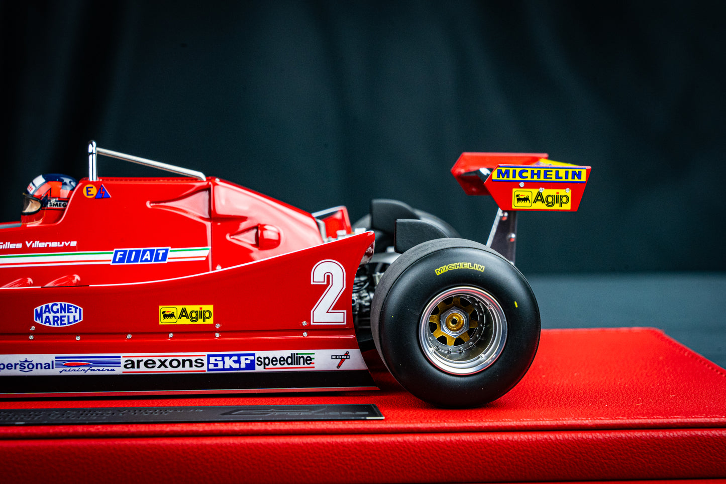 Gilles Villeneuve Ferrari 126C #2 lim. 250 pcs. - Quali GP Imola 1980 - GP Replicas 1:18