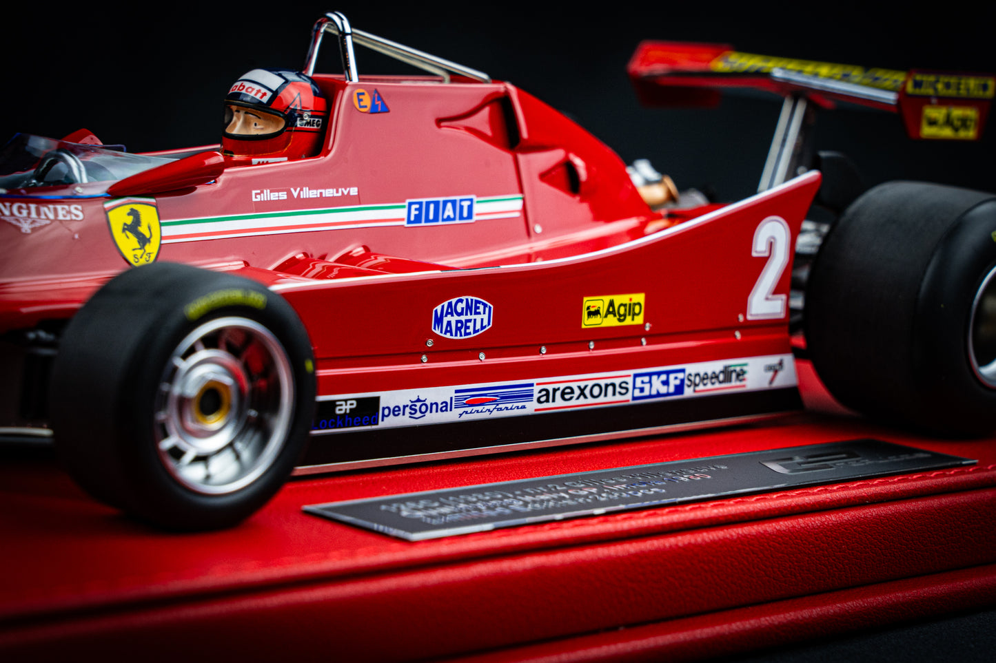 Gilles Villeneuve Ferrari 126C #2 lim. 250 pcs. - Quali GP Imola 1980 - GP Replicas 1:18