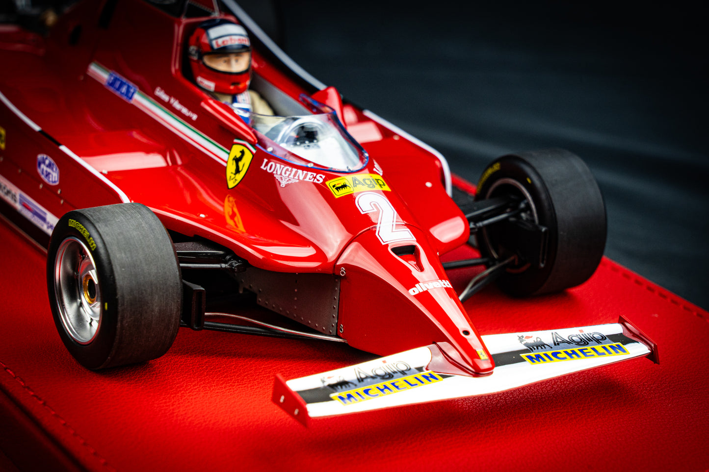 Gilles Villeneuve Ferrari 126C #2 lim. 250 pcs. - Quali GP Imola 1980 - GP Replicas 1:18