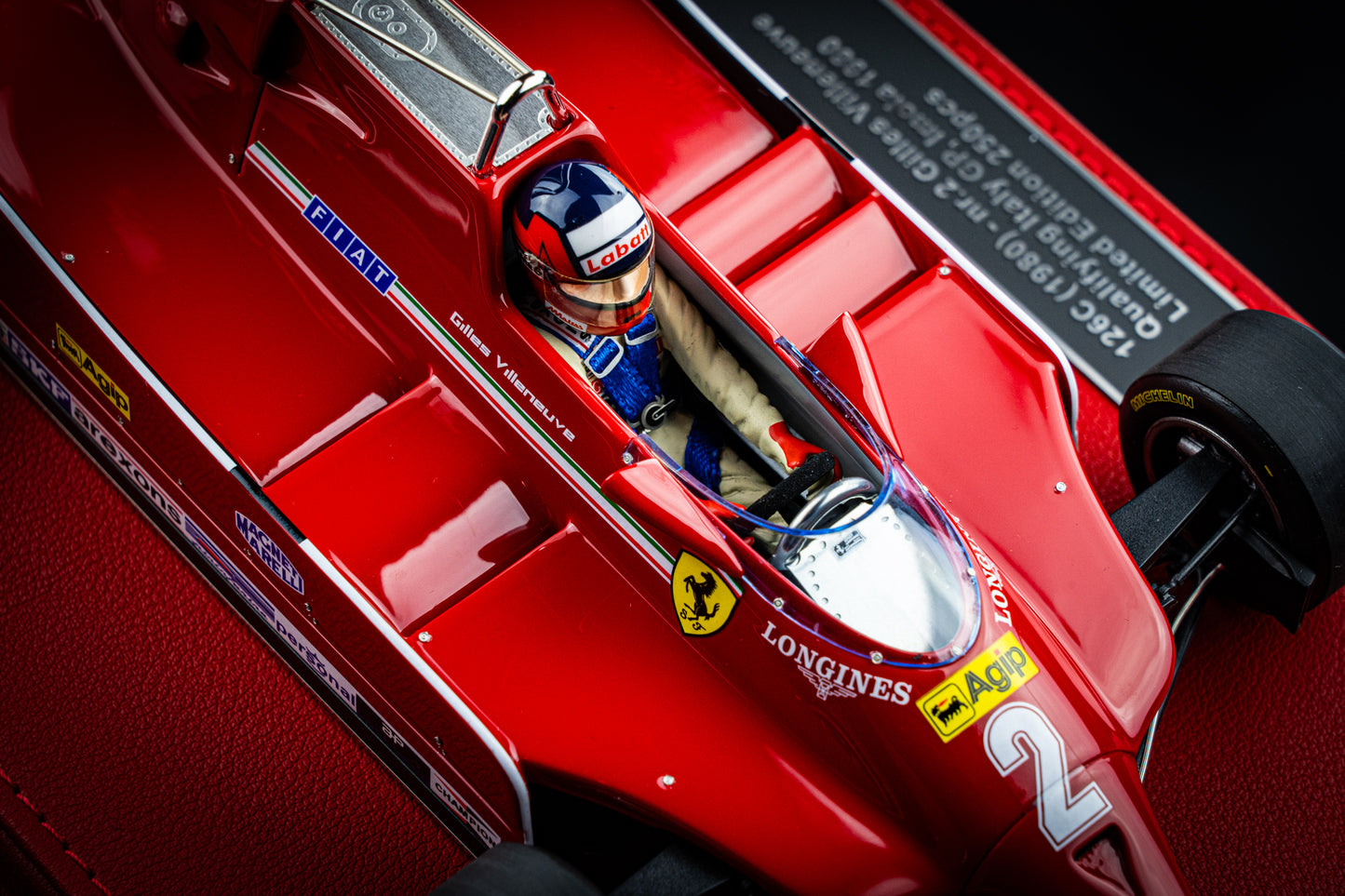 Gilles Villeneuve Ferrari 126C #2 lim. 250 pcs. - Quali GP Imola 1980 - GP Replicas 1:18