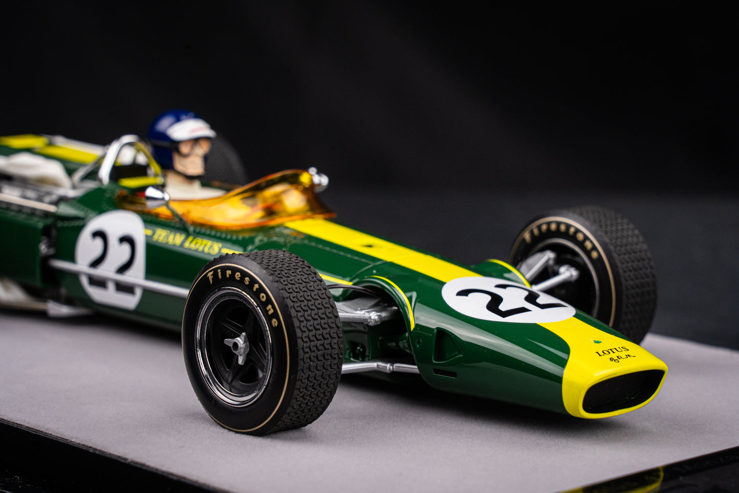 Lotus 43 #22 Jim Clark lim. 55 Stk. - GP Italia 1966 Monza - Tecno Models 1:18