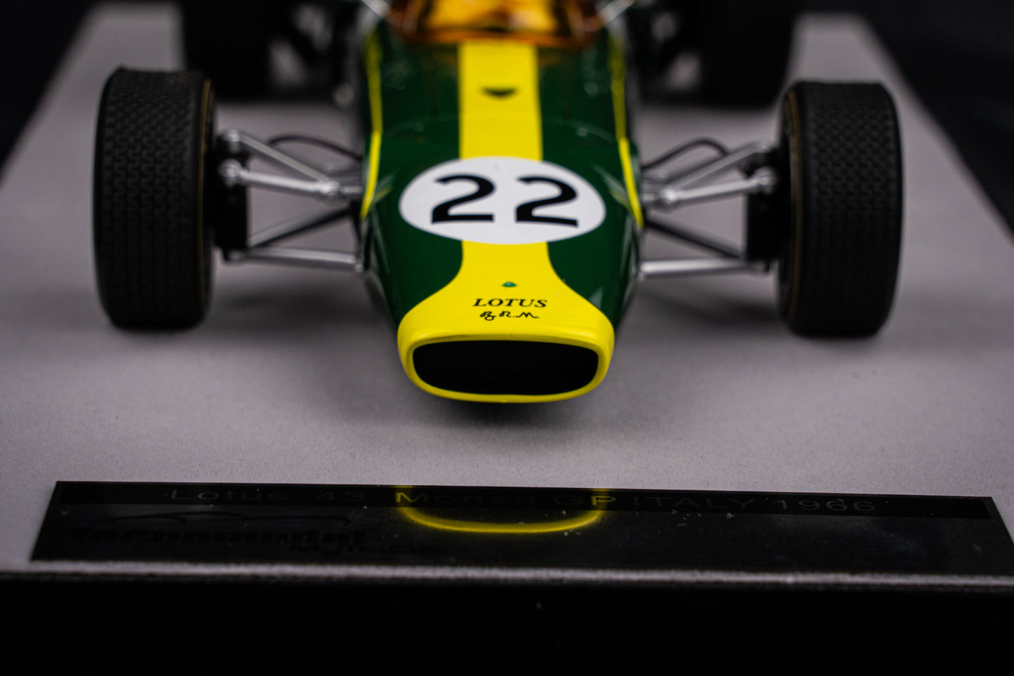 Lotus 43 #22 Jim Clark lim. 55 Stk. - GP Italia 1966 Monza - Tecno Models 1:18