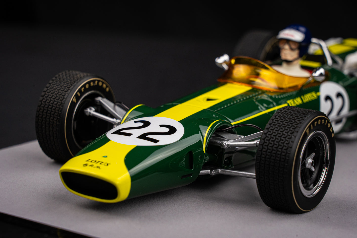 Lotus 43 #22 Jim Clark lim. 55 Stk. - GP Italia 1966 Monza - Tecno Models 1:18