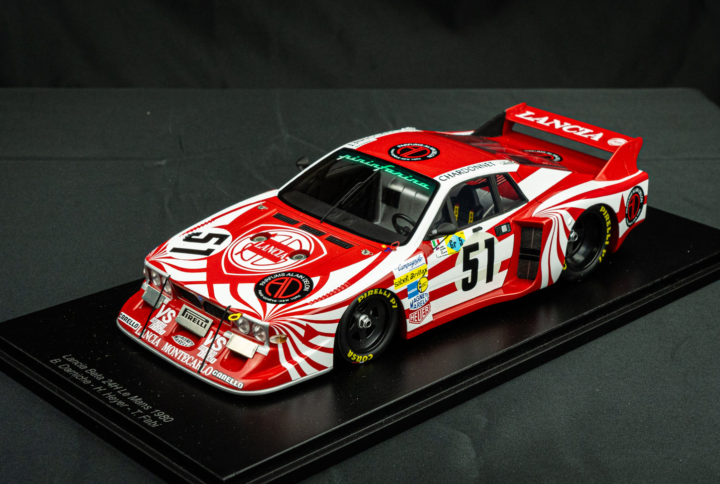 Lancia Beta #51 24h LeMans 1980 - Darniche / Heyer / Fabi - Spark 1:18