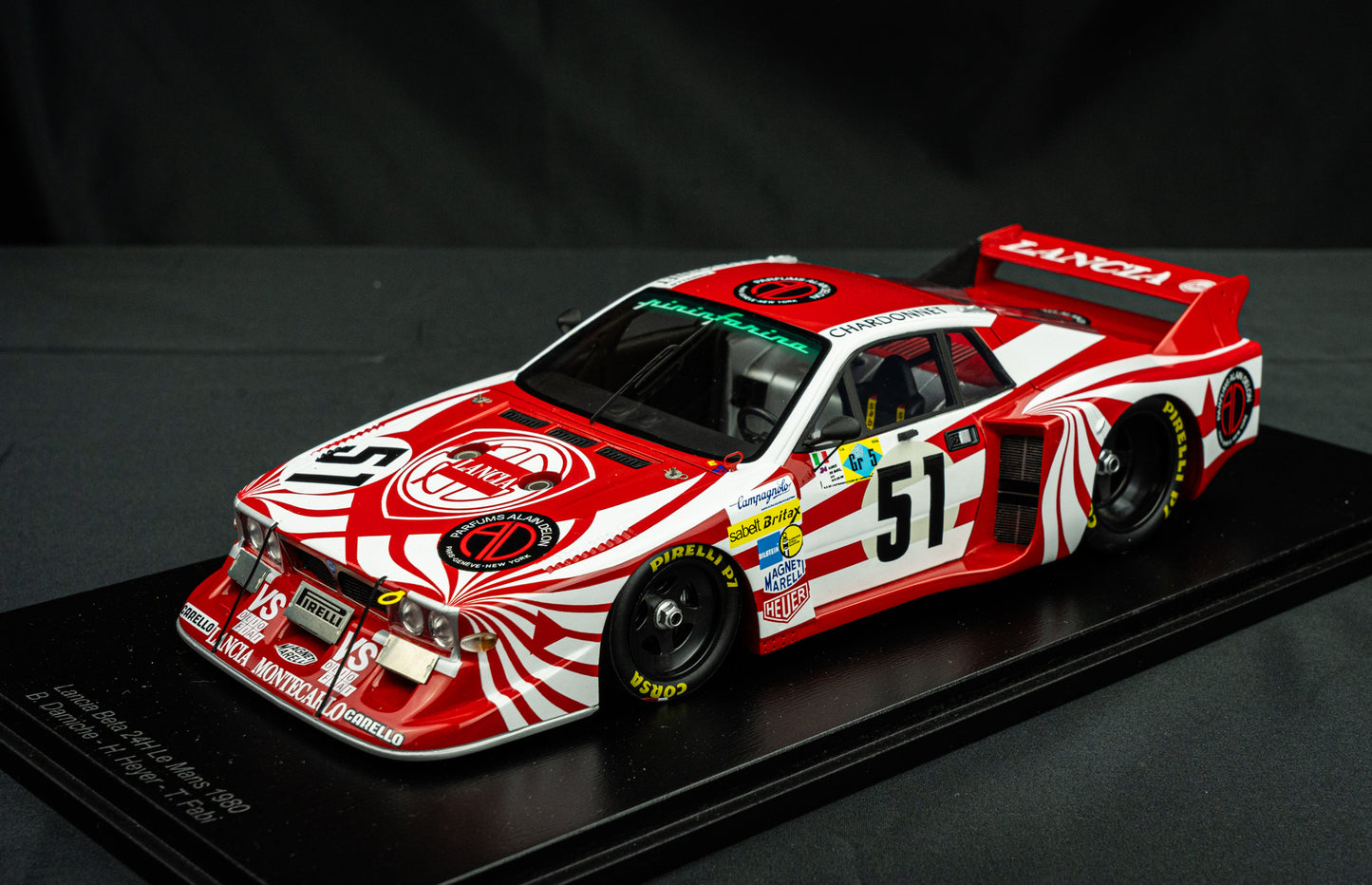 Lancia Beta #51 24h LeMans 1980 - Darniche / Heyer / Fabi - Spark 1:18