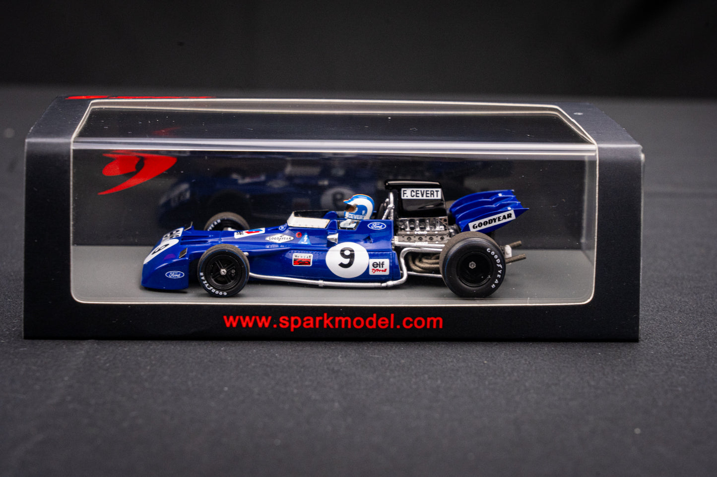 Tyrell 002 #9 Francois Cevert - Winner GP USA 1971 - Spark 1:43