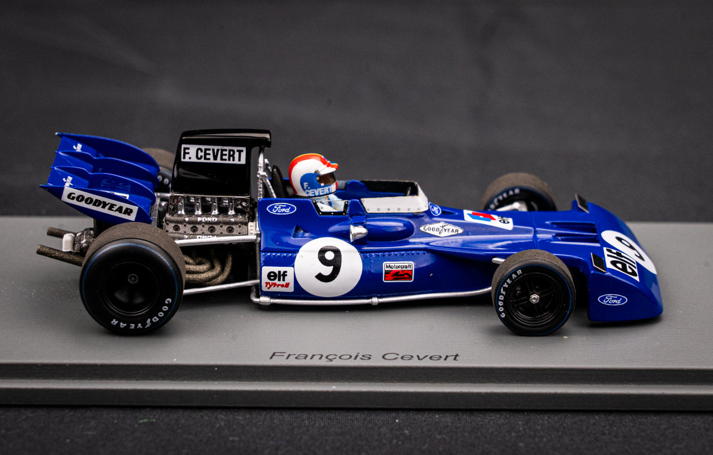 Tyrell 002 #9 Francois Cevert - Winner GP USA 1971 - Spark 1:43