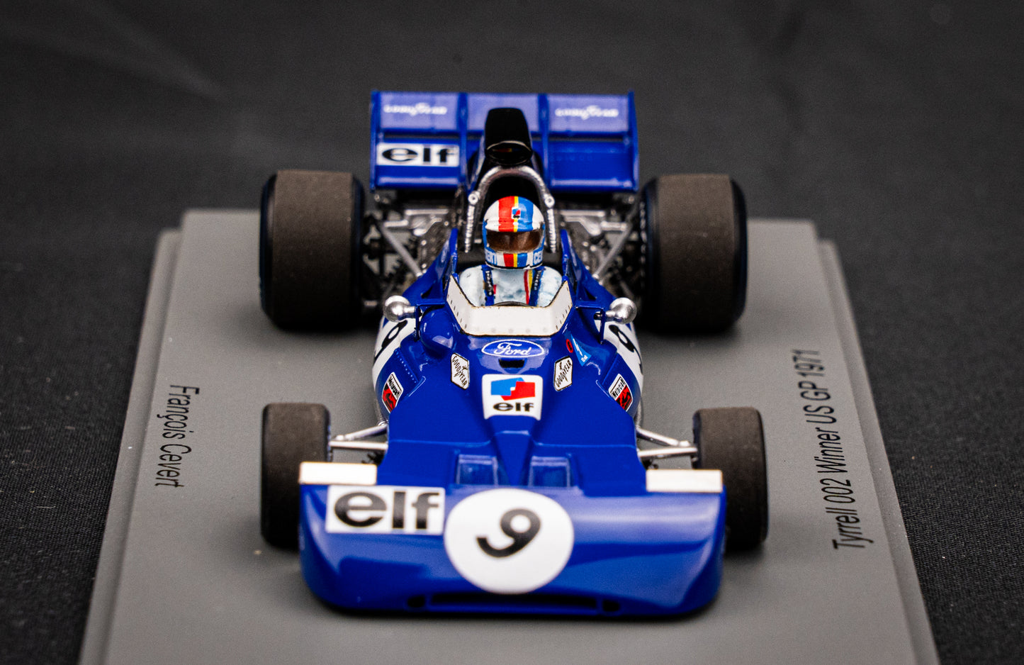 Tyrell 002 #9 Francois Cevert - Winner GP USA 1971 - Spark 1:43