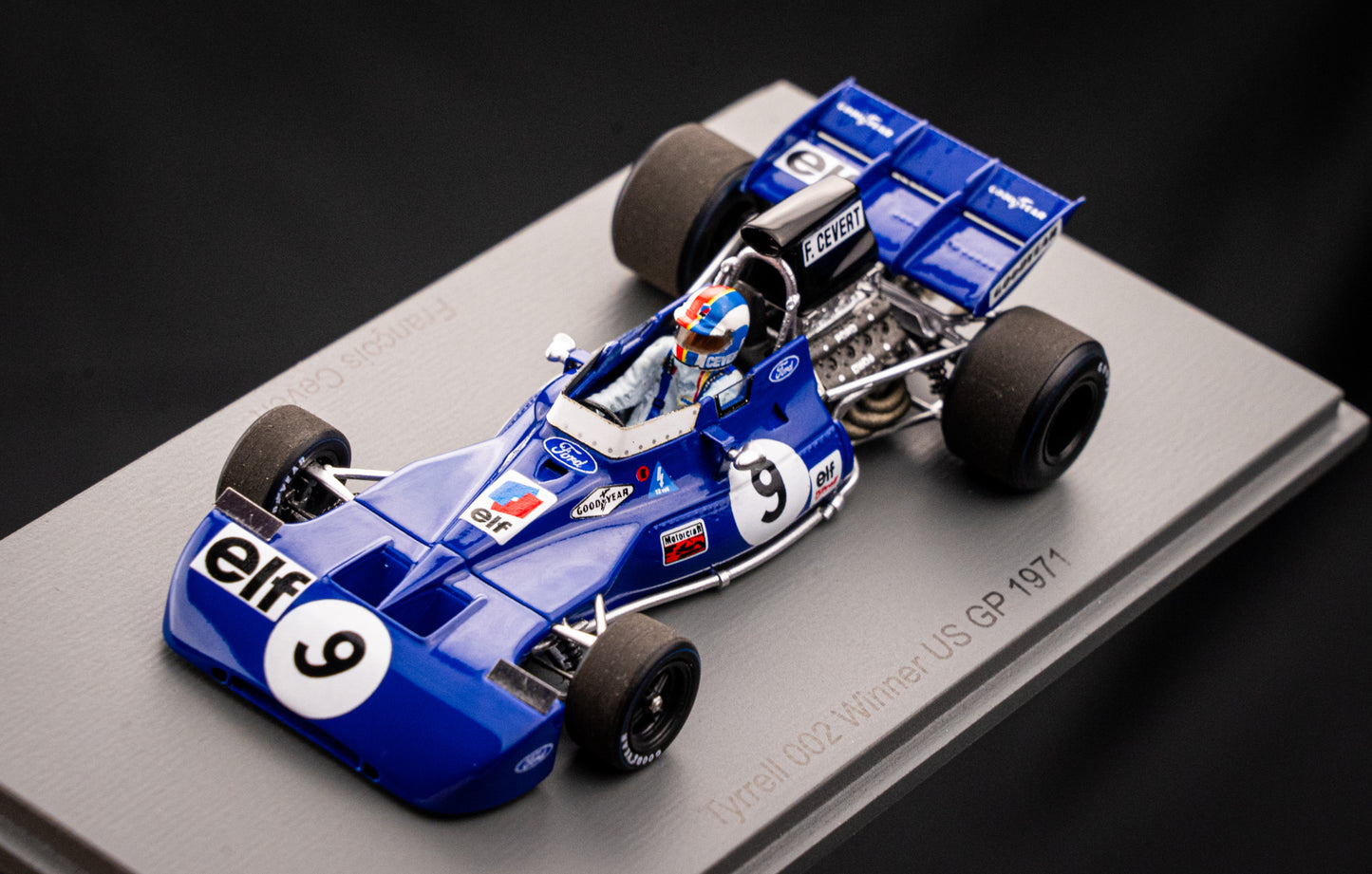 Tyrell 002 #9 Francois Cevert - Winner GP USA 1971 - Spark 1:43