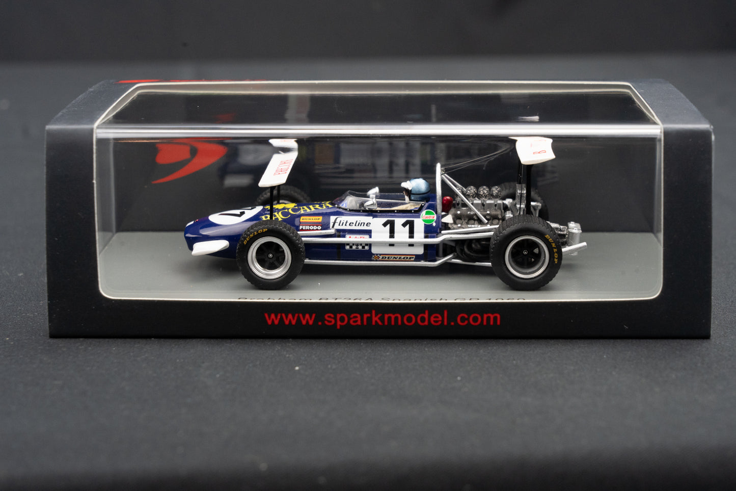 Brabham BT26A #11 Piers Courage - Spanish GP 1969 - Spark 1:43