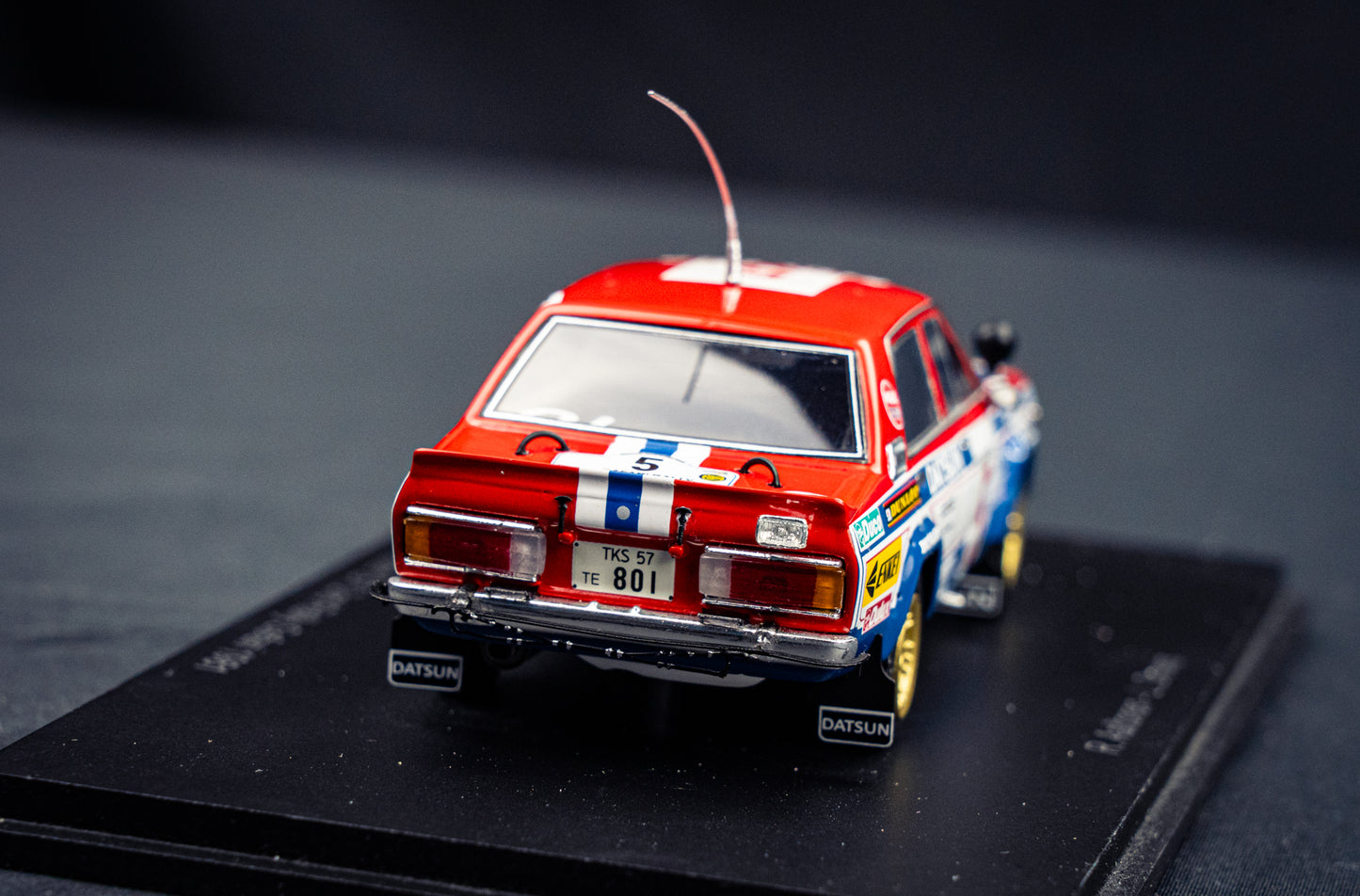 Datsun Violet GT #5 R. Aaltonen / L. Drews - 2nd Safari Rallye 1981 - Spark 1:43