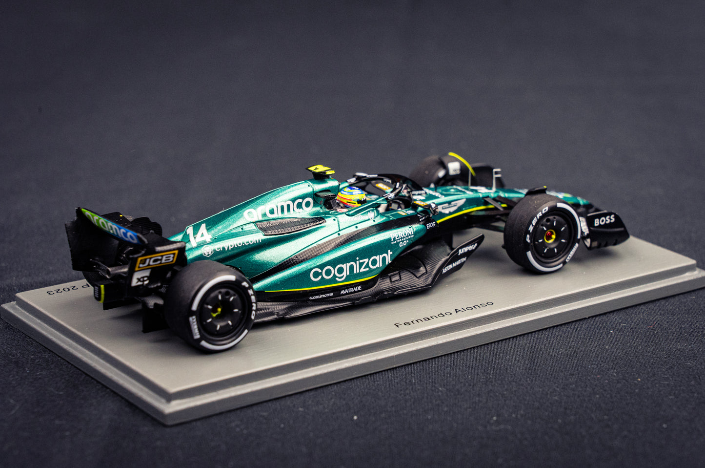 Fernando Alonso Aston Martin AMR23 #14 P3 GP Bahrain 2023 - Spark 1:43