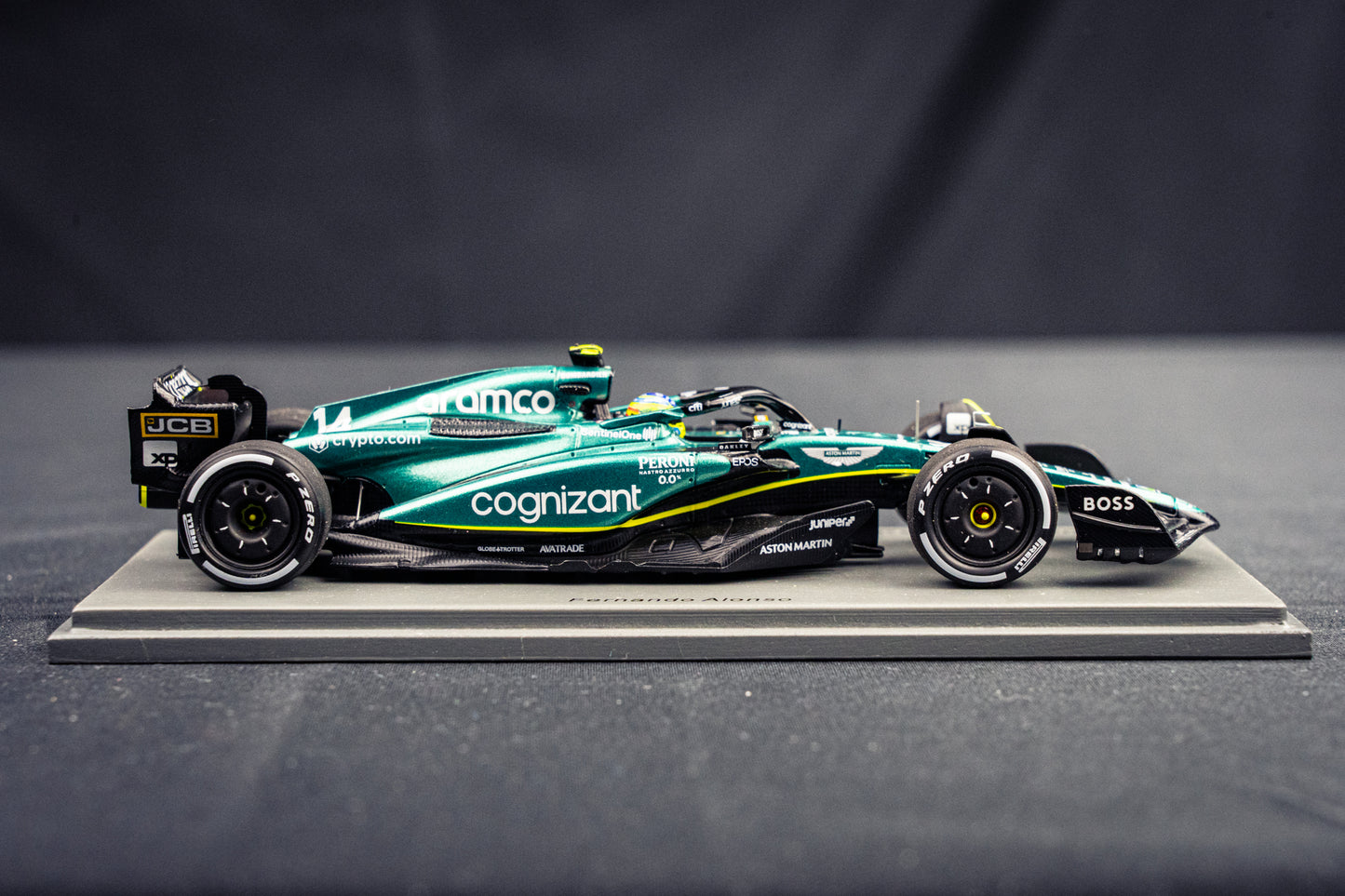 Fernando Alonso Aston Martin AMR23 #14 P3 GP Bahrain 2023 - Spark 1:43