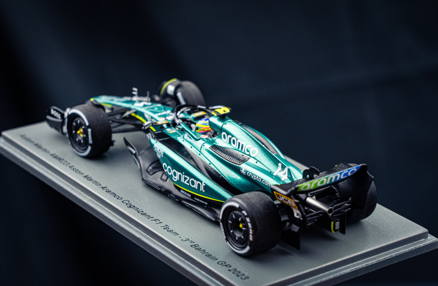 Fernando Alonso Aston Martin AMR23 #14 P3 GP Bahrain 2023 - Spark 1:43