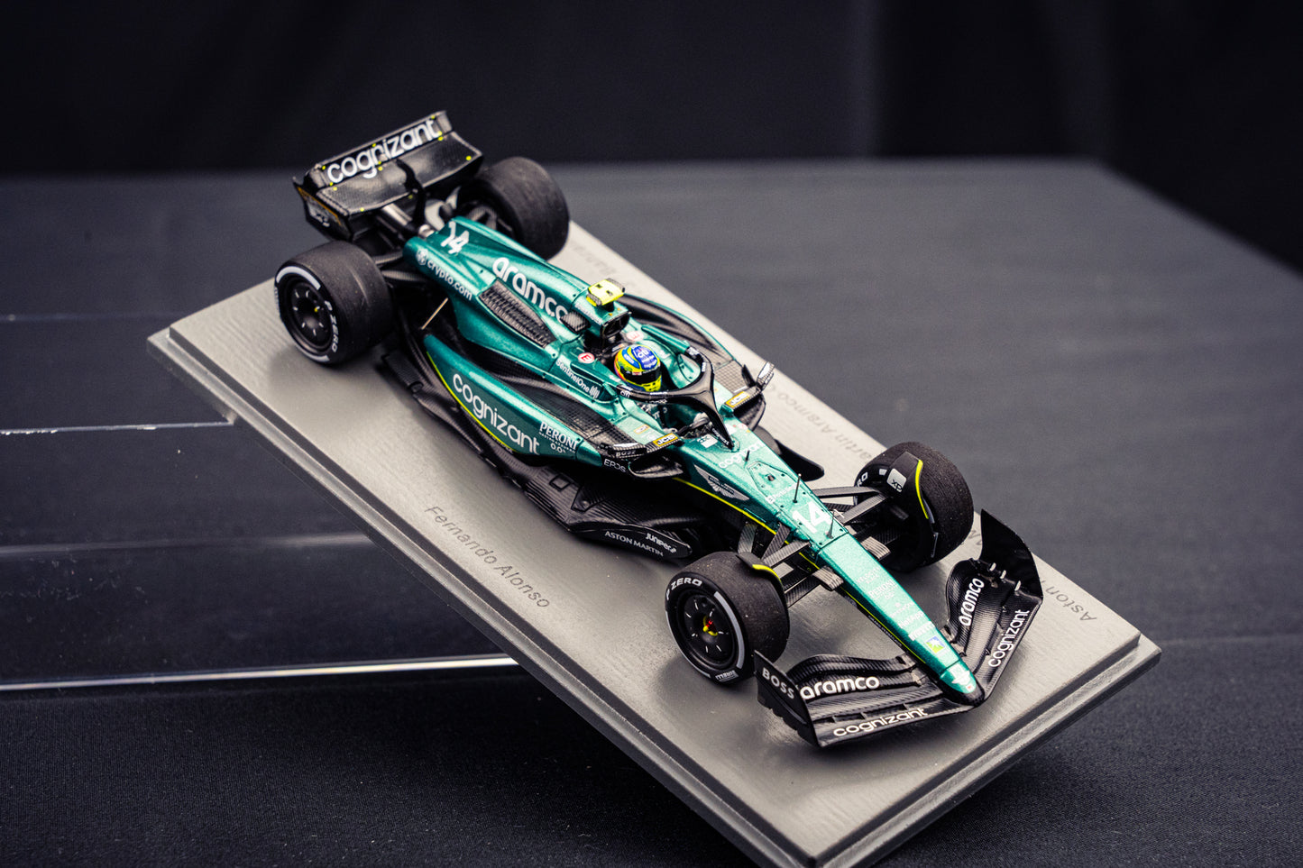 Fernando Alonso Aston Martin AMR23 #14 P3 GP Bahrain 2023 - Spark 1:43
