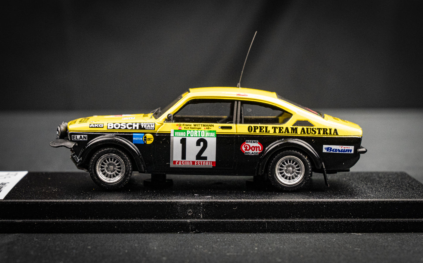 Opel Kadett GT/E #12  - Wittmann / Nestinger - lim. 150 Stk. P7 Portugal Rallye 1977 1:43
