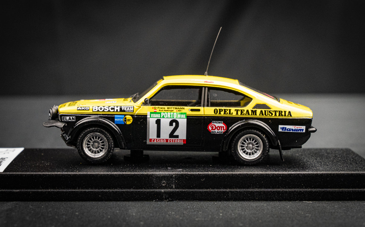 Opel Kadett GT/E #12 - Wittmann / Nestinger - lim. 150 Stk. P7 Portugal Rallye 1977 1:43