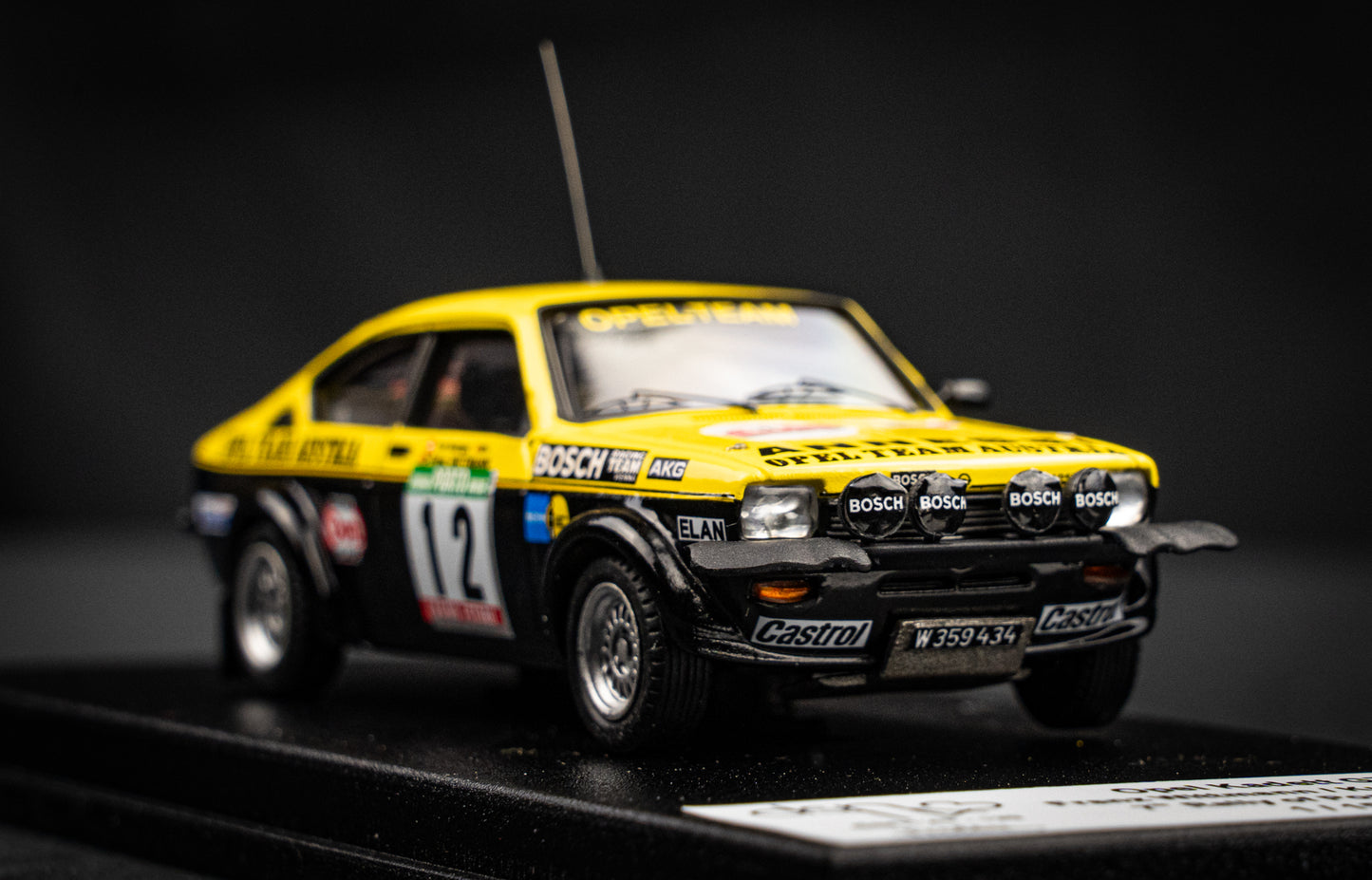 Opel Kadett GT/E #12 - Wittmann / Nestinger - lim. 150 Stk. P7 Portugal Rallye 1977 1:43
