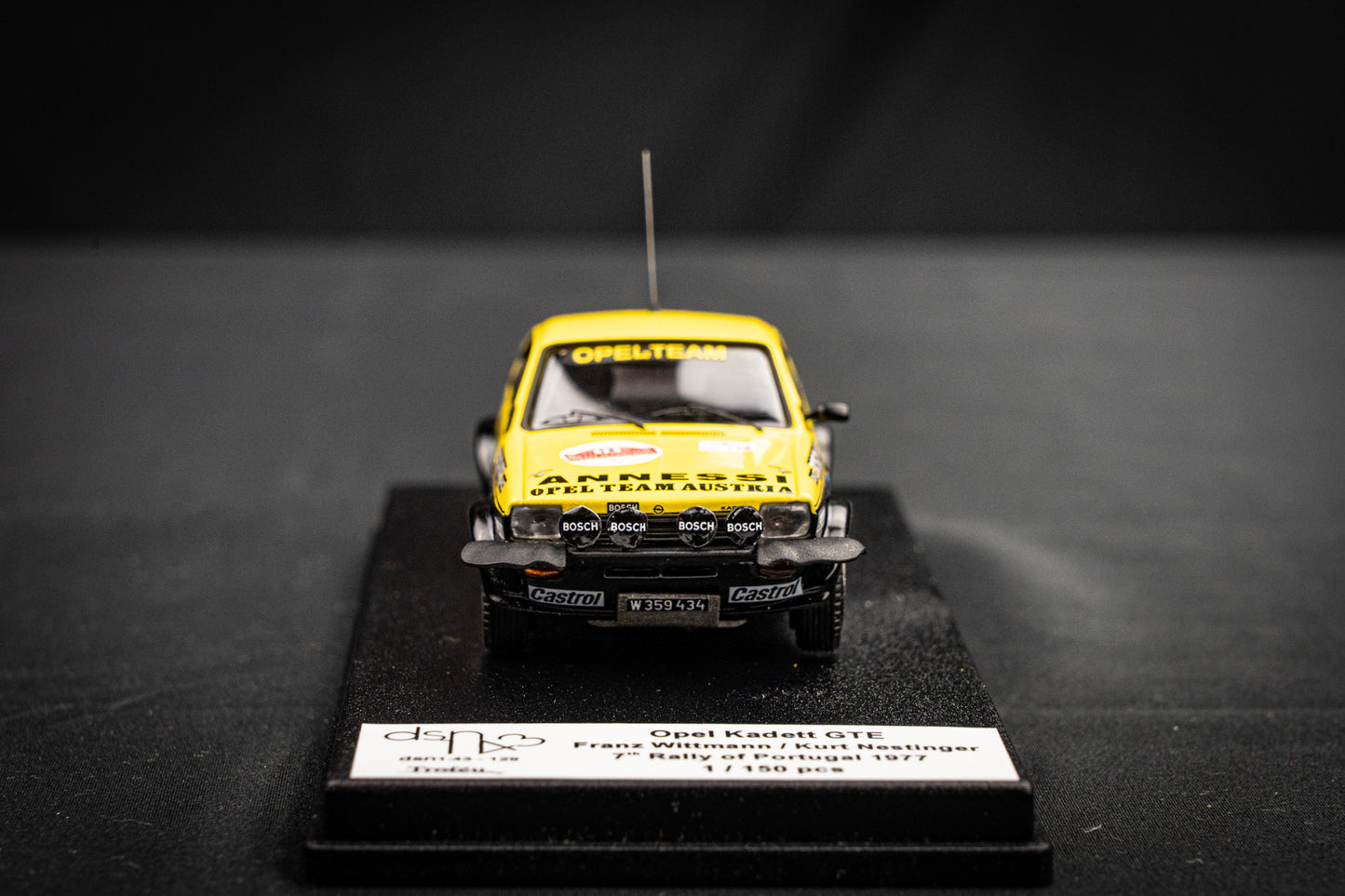 Opel Kadett GT/E #12 - Wittmann / Nestinger - lim. 150 Stk. P7 Portugal Rallye 1977 1:43