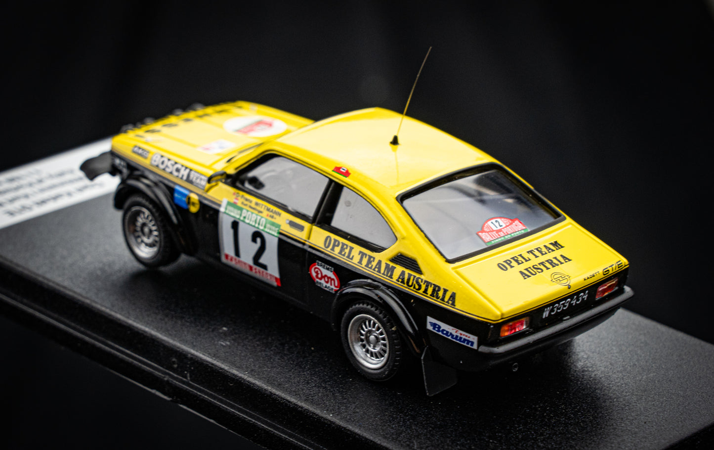 Opel Kadett GT/E #12 - Wittmann / Nestinger - lim. 150 Stk. P7 Portugal Rallye 1977 1:43