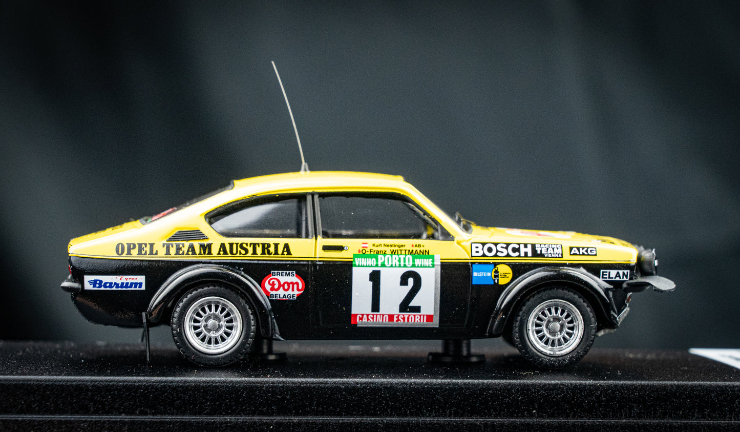 Opel Kadett GT/E #12 - Wittmann / Nestinger - lim. 150 Stk. P7 Portugal Rallye 1977 1:43