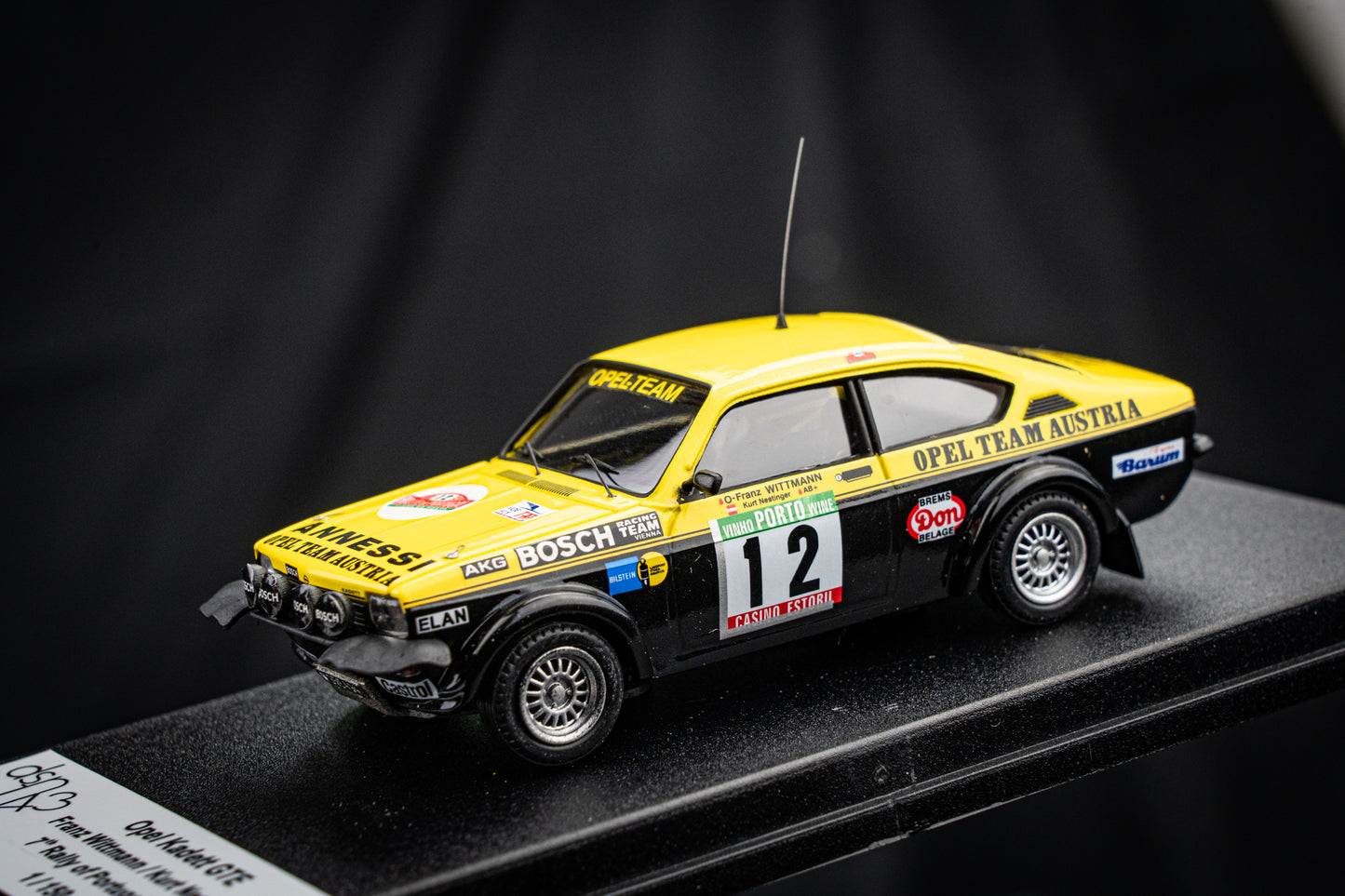 Opel Kadett GT/E #12 - Wittmann / Nestinger - lim. 150 Stk. P7 Portugal Rallye 1977 1:43